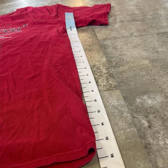 gildan vintage red hollywood california grunge graphic t shirt size large - Picture 4 of 6